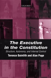 Cover for 

The Executive in the Constitution






