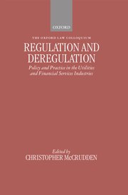 Cover for 

Regulation and Deregulation






