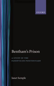 Cover for 

Benthams Prison






