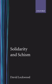 Cover for 

Solidarity and Schism






