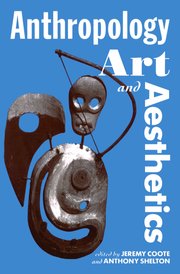 Cover for 

Anthropology, Art, and Aesthetics






