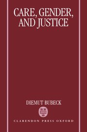 Cover for 

Care, Gender, and Justice






