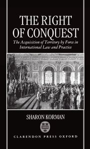 Cover for 

The Right of Conquest






