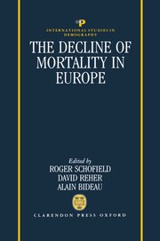 Cover for 

The Decline of Mortality in Europe






