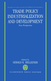 Cover for 

Trade Policy, Industrialization, and Development






