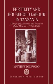 Cover for 

Fertility and Household Labour in Tanzania






