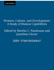 Cover for 

Women, Culture, and Development






