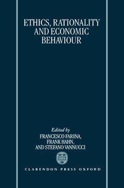 Cover for 

Ethics, Rationality, and Economic Behaviour






