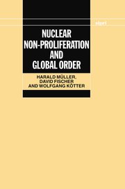 Cover for 

Nuclear Non-Proliferation and Global Order






