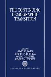 Cover for 

The Continuing Demographic Transition






