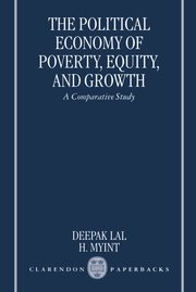 Cover for 

The Political Economy of Poverty, Equity, and Growth






