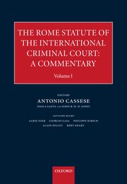 Cover for 

The Rome Statute for an International Criminal Court






