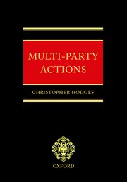 Cover for 

Multi-Party Actions






