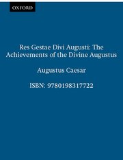 Cover for 

Res Gestae Divi Augusti (The Achievements of the Divine Augustus)






