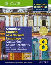 Cover for 

Complete English as a Second Language for Cambridge Lower Secondary Student Book 8 & CD






