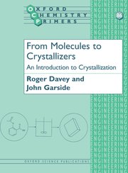 Cover for 

From Molecules to Crystallizers






