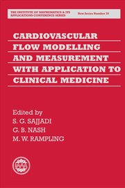 Cover for 

Cardiovascular Flow Modelling and Measurement with Application to Clinical Medicine






