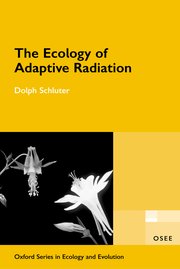 Cover for 

The Ecology of Adaptive Radiation






