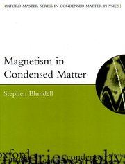 Cover for 

Magnetism in Condensed Matter






