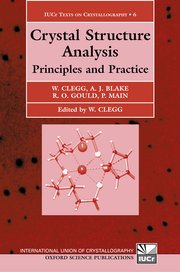 Cover for 

Crystal Structure Analysis






