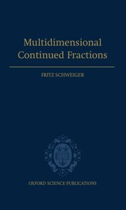 Cover for 

Multidimensional Continued Fractions






