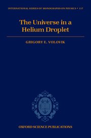 Cover for 

The Universe in a Helium Droplet






