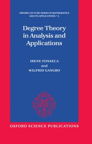 Cover for 

Degree Theory in Analysis and Applications






