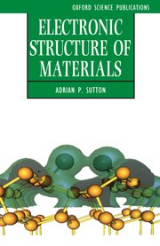 Cover for 

Electronic Structure of Materials






