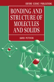 Cover for 

Bonding and Structure of Molecules and Solids






