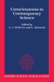 Cover for 

Consciousness in Contemporary Science







