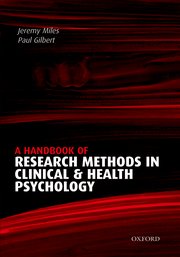 Cover for 

A Handbook of Research Methods for Clinical and Health Psychology






