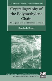 Cover for 

Crystallography of the Polymethylene Chain






