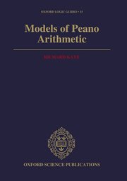 Cover for 

Models of Peano Arithmetic






