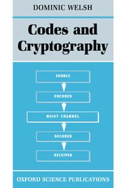 Cover for 

Codes and Cryptography






