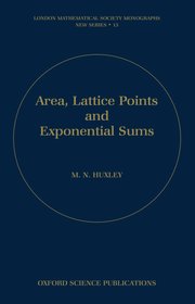 Cover for 

Area, Lattice Points, and Exponential Sums







