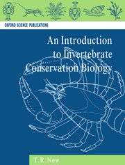 Cover for 

An Introduction to Invertebrate Conservation Biology







