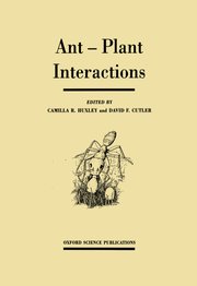 Cover for 

Ant-Plant Interactions







