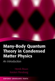 Cover for 

Many-Body Quantum Theory in Condensed Matter Physics







