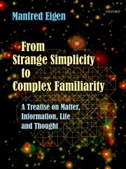 Cover for 

From Strange Simplicity to Complex Familiarity






