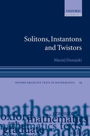 Cover for 

Solitons, Instantons, and Twistors






