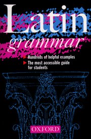 Cover for 

A Latin Grammar






