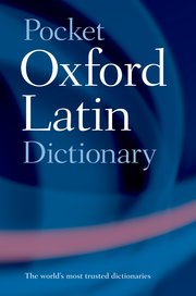 Cover for 

Pocket Oxford Latin Dictionary






