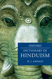 Cover for 

A Dictionary of Hinduism






