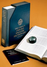 Cover for 

The Compact Oxford English Dictionary






