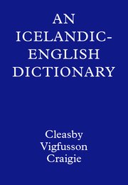 Cover for 

An Icelandic-English Dictionary






