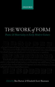 Cover for 

The Work of Form






