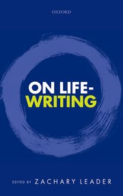Cover for 

On Life-Writing






