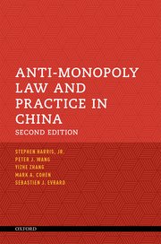 Cover for 

Anti-Monopoly Law and Practice in China






