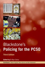 Cover for 

Blackstones Policing for the PCSO






