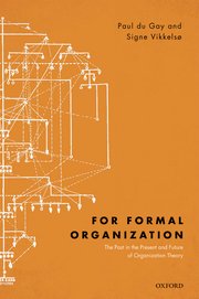 Cover for 

For Formal Organization






